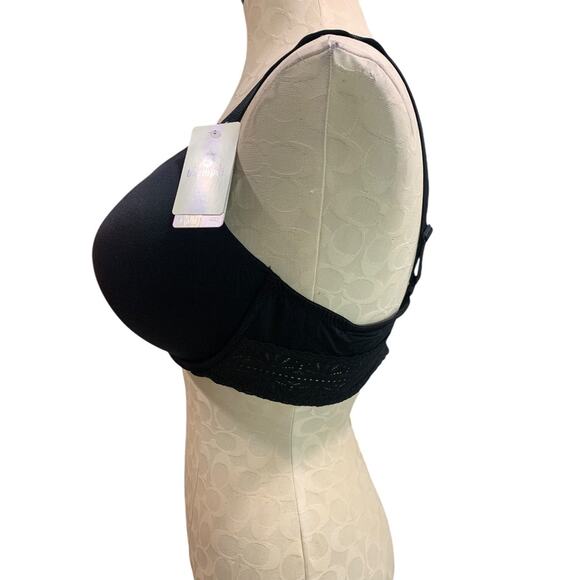 40D b.tempt'd by Wacoal New Bra Foundation Tshirt Black Underwire - Picture 4 of 11